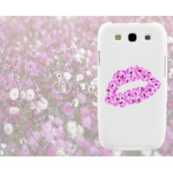 Coque LEVRES FLEURS pour Samsung Galaxy A5