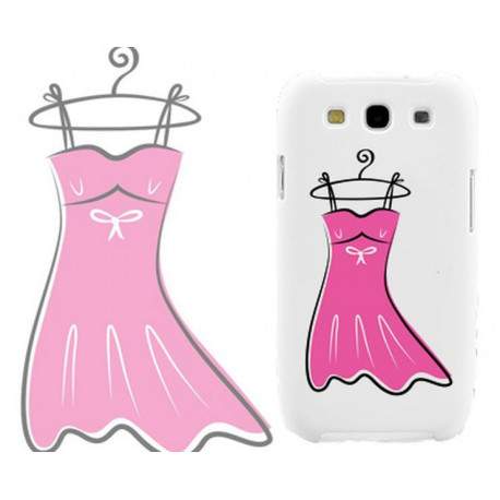 Coque PETITE ROBE ROSE pour Samsung Galaxy A5