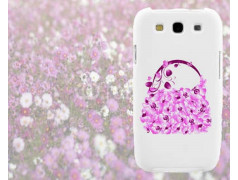 Coque SAC A MAIN FLEURS pour Samsung Galaxy A5