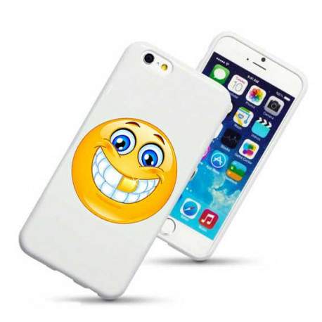 Coque rigide CRAZY SMILEY pour iPhone 6 + (5.5)
