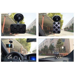 Support voiture MINI VENTOUSES universel rose pour telephones et lecteurs multimedia