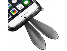 Coque souple LAPIN noir pour iPhone 6 ( 4.7 )
