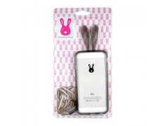Coque souple LAPIN noir pour iPhone 6 ( 4.7 )