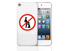 Coque rigide WARNING pour iPhone 5 C