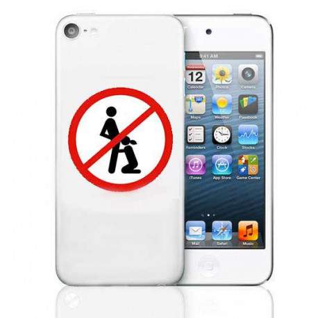 Coque rigide WARNING pour iPhone 5 C