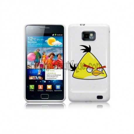 Coque RIGIDE ANGRY BIRD JAUNE pour Samsung S6