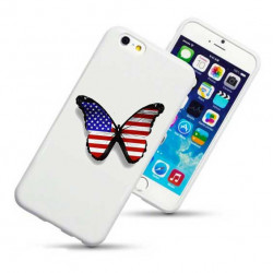 Coque rigide PAPILLON USA pour iPhone 6