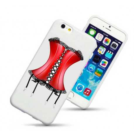 Coque CORSET ROUGE pour iPhone 5C