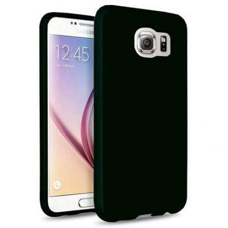 Coque souple SILICONE noire pour Samsung Galaxy S6