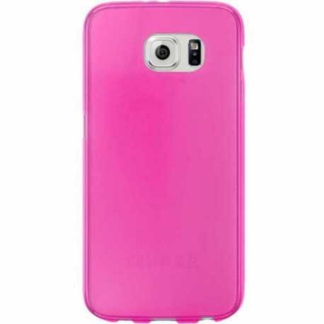 Coque souple SILICONE rose pour Samsung Galaxy S6