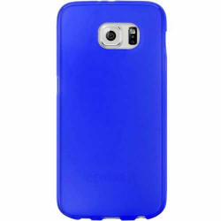 Coque souple SILICONE bleue pour Samsung Galaxy S6