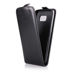 Etui cuir noir pour SAMSUNG GALAXY S6