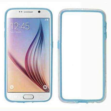 Coque BUMPER bleue pour Samsung Galaxy S6