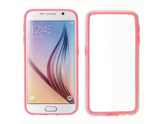 Coque BUMPER rose pour Samsung Galaxy S6