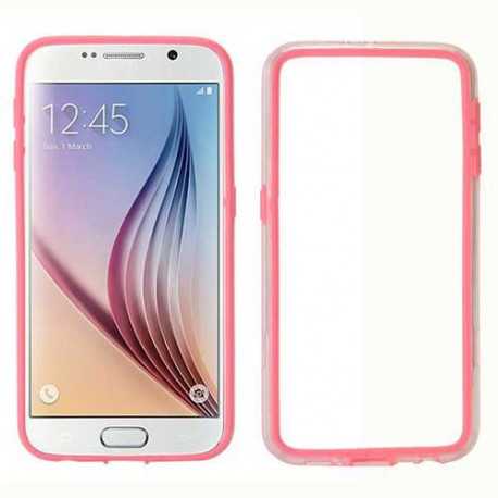 Coque BUMPER rose pour Samsung Galaxy S6