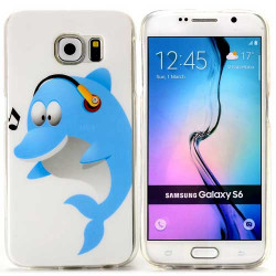 Coque souple DOLPHIN pour Samsung Galaxy S6