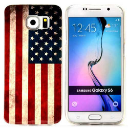 Coque souple USA pour Samsung Galaxy S6