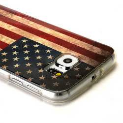 Coque souple USA pour Samsung Galaxy S6