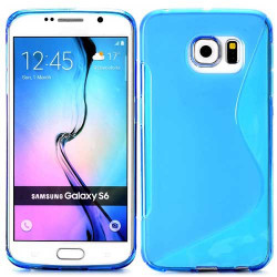 Coque S-LINE bleue pour Samsung Galaxy S6