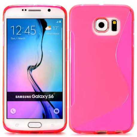 Coque S-LINE rose pour Samsung Galaxy S6