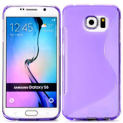 Coque S-LINE mauve pour Samsung Galaxy S6