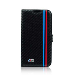 Etui folio carbone originale noir BMW pour iPhone 6