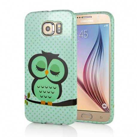 Coque souple GREEN HIBOU pour Samsung Galaxy S6