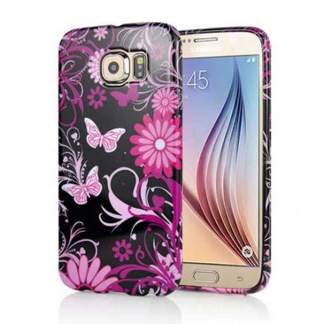 Coque souple PAPILLONS pour Samsung Galaxy S6