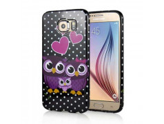 Coque souple LOVE HIBOU pour Samsung Galaxy S6