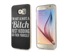 Coque souple BITCH pour Samsung Galaxy S6