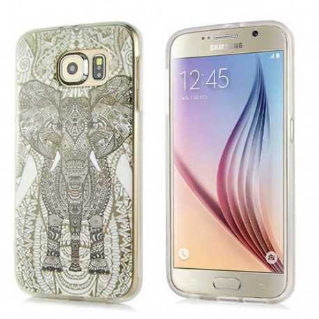 Coque souple ELEPHANT TRIBAL pour Samsung Galaxy S6