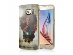 Coque souple SKULL FLOWER pour Samsung Galaxy S6