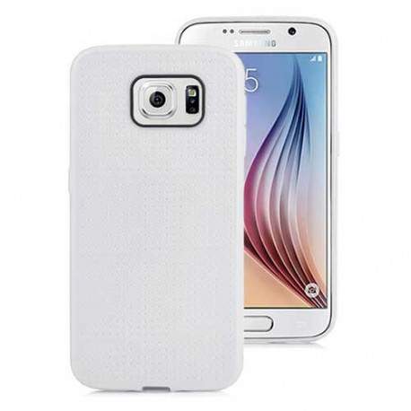 Coque semi rigide SUPERPROTECT blanche pour Samsung Galaxy S6