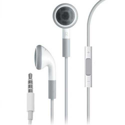 Ecouteurs originaux et certifies APPLE avec télécommande et micro pour iPhone, iPod, et iPad