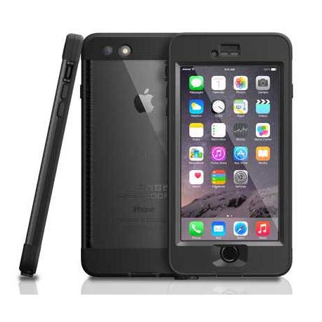 Coque originale LIFEPROOF nüüd noire anti chocs , waterproof et résistante pour iPhone 6 Plus