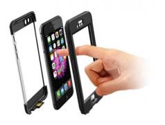 Coque originale LIFEPROOF nüüd noire anti chocs , waterproof et résistante pour iPhone 6 Plus