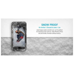 Coque originale LIFEPROOF nüüd noire anti chocs , waterproof et résistante pour iPhone 6 Plus