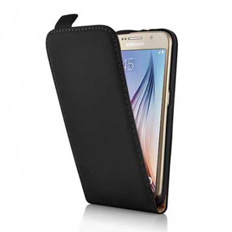 Etui cuir noir pour SAMSUNG GALAXY S6