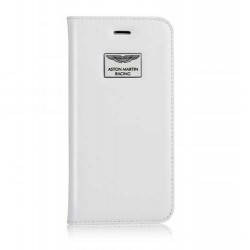 Etui cuir originale blanche et rouge ASTON MARTIN pour iPhone 5 et 5S