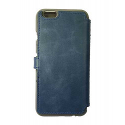 Etui portefeuille originale STARCLIPPERS en cuir bleu pour iPhone 6