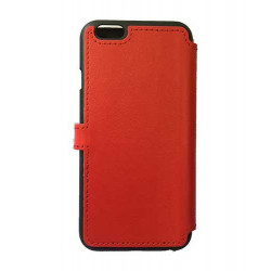 Etui portefeuille originale STARCLIPPERS en cuir rouge pour iPhone 6