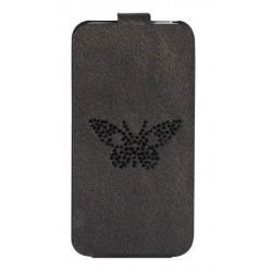 Etui cuir original noir ZADIG&VOLTAIRE pour iPhone 5 et 5S