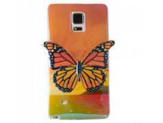 Coque PAPILLON 3D pour SAMSUNG GALAXY NOTE 4