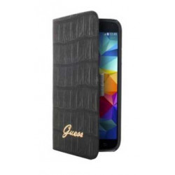 Housse Etui Folio GUESS 2 Noir croco Galaxy S5