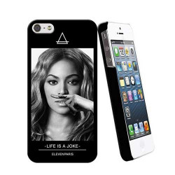 Eleven Paris coque Beyonce noir toucher gomme pour iPhone 5/5S