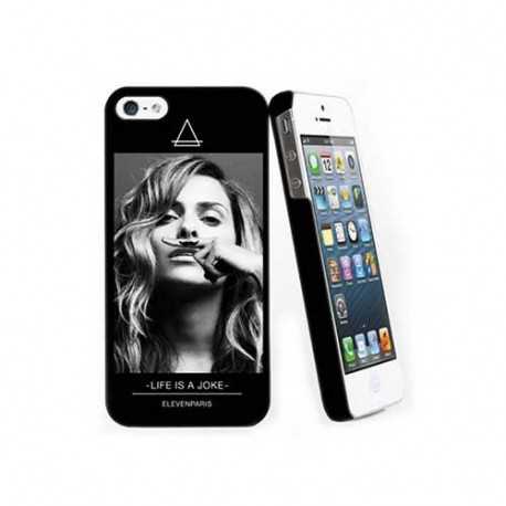 Eleven Paris coque Beyonce noir toucher gomme pour iPhone 5/5S