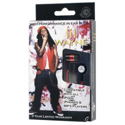 Ecouteurs high performance LiL WAYNE pour Telephones et lecteurs multimedia