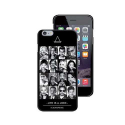 Eleven Paris Coque All Faces Noire Toucher Gomme Pour iPhone 6