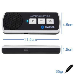 Bluetooth main libre PARE SOLEIL version2 pour voiture 