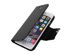 Housse Etui cuir Folio noir iPhone 6